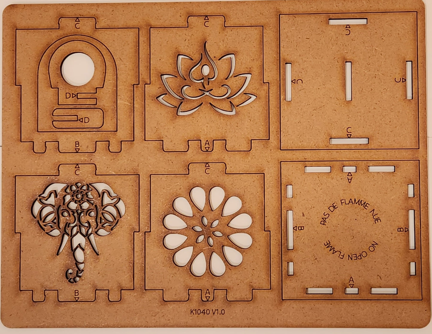 Diwali Wooden Lantern Puzzle Kit