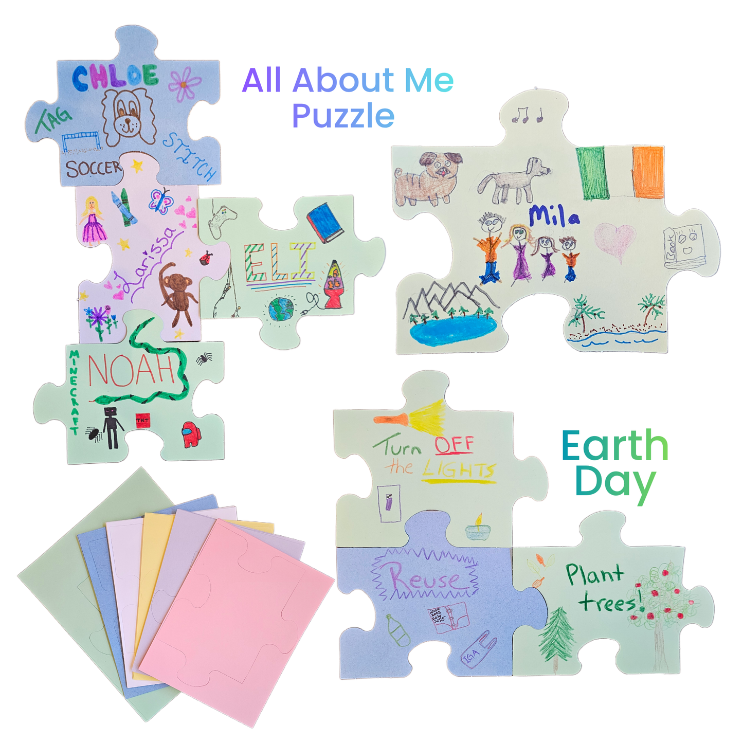 Classroom Puzzle Piece Project Kit