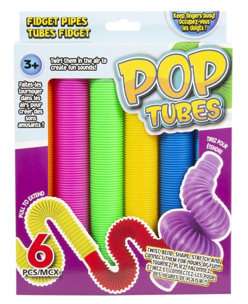 Fidget Pop Tubes 6 pack