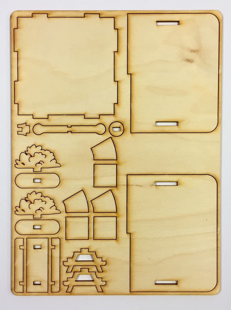 3D Wooden House