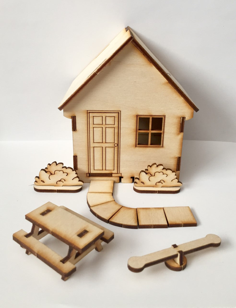 3D Wooden House