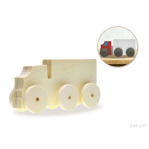 Wooden Toy With Wheels