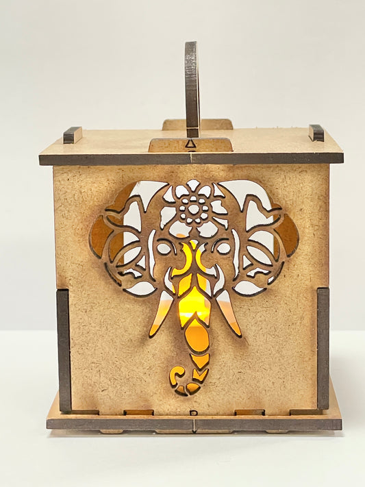 Diwali Wooden Lantern Puzzle Kit