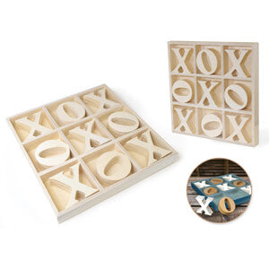 Tic-Tac-Toe Wooden Game
