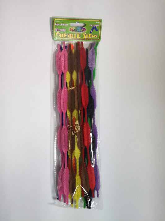 Textured Chenille Pipe Cleaners