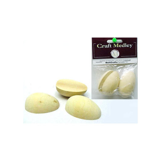 Small Wooden Eggs (3/bag)