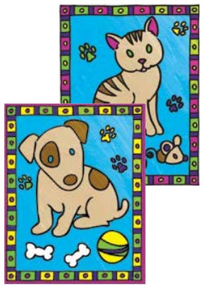 Paint By Numbers: Kitten and Puppy (2 Pack)