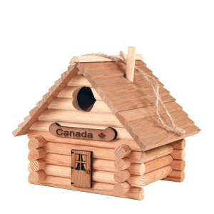 Log Cabin Birdhouse Building Kit