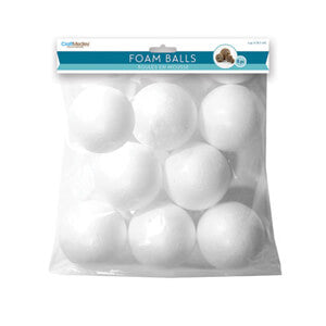 Styrofoam Balls 6.4 cm (8/bag)