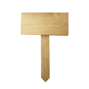 Wooden Garden Stake