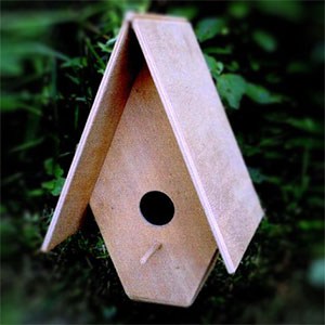 Wooden Cathedral Birdhouse Kit